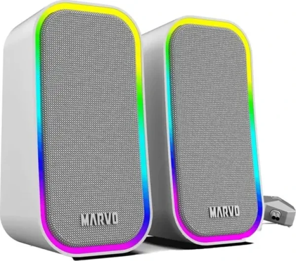 Marvo Havoc 20 šedá / Reproduktor / 2.0 / RGB podsvícení / 2x 3 W / 3,5 mm jack (SG-285 GY)