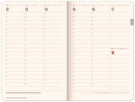 Diář 2024: Motýl - týdenní, magnetický, 11 × 16 cm - západní kalendárium
