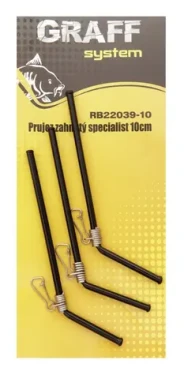 Graff Průjezd zahnutý Specialist 10cm 3ks Černý (RB22039-10)