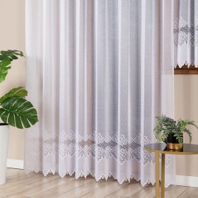 Žakárová záclona MODESTA balkonové dveře 200 x 250 cm