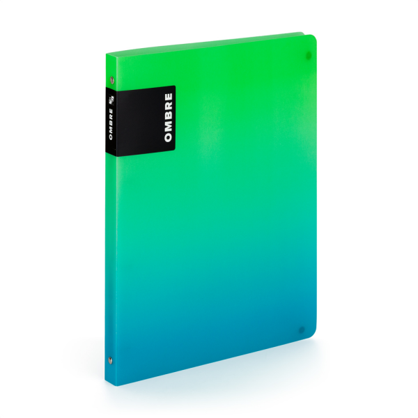 Pořadač PP A4 4kr. OMBRE zelená