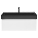 Koupelnová skříňka s umyvadlem SAT B-WAY 99x30x45 cm bílá lesk BWAY100WU2BB BWAY100WU2BB