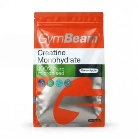 100% Mikronizovaný kreatin monohydrát - GymBeam (zelené jablko, 1000 g) (3885-76-1000g-greenapple-01)