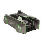 Dálkově ovládané laserové auto šedé