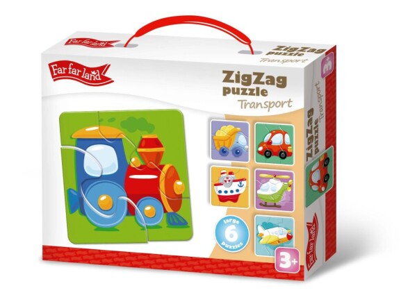 Wiky Far Far Land Puzzle ZigZag doprava 6 obrázků