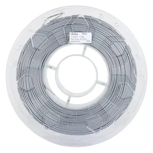 Creality Filament CR PLA stříbrná / Struna pro 3D tiskárnu / PLA / 1,75 mm / 1 kg (3301010071)