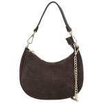 Stylová dámská kožená kabelka na rameno Kilix, tmavě hnědá