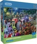 GIBSONS Puzzle Farmářské Vánoce XL