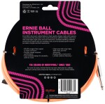 Ernie Ball 10' Braided Cable Neon Orange