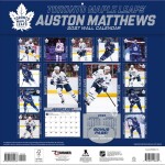 JF Turner Kalendář Toronto Maple Leafs NHL Auston Matthews #34 2027 Wall Calendar