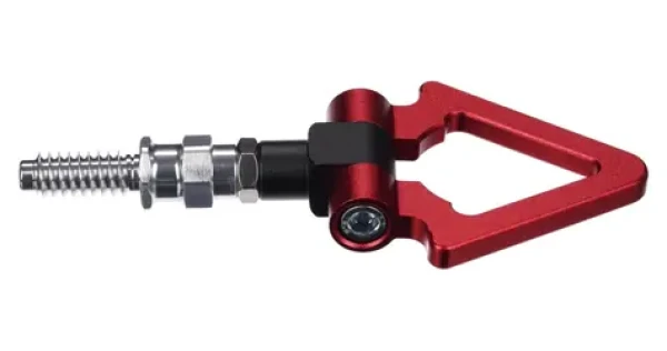 SIXTOL CAR TOW HOOK 1 červené / Tažné oko / Závit M16 × 3,0 / Hliníková slitina (SX1370)