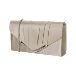 Elegantní dámské psaníčko Michelle Moon Illa, tmavě béžové