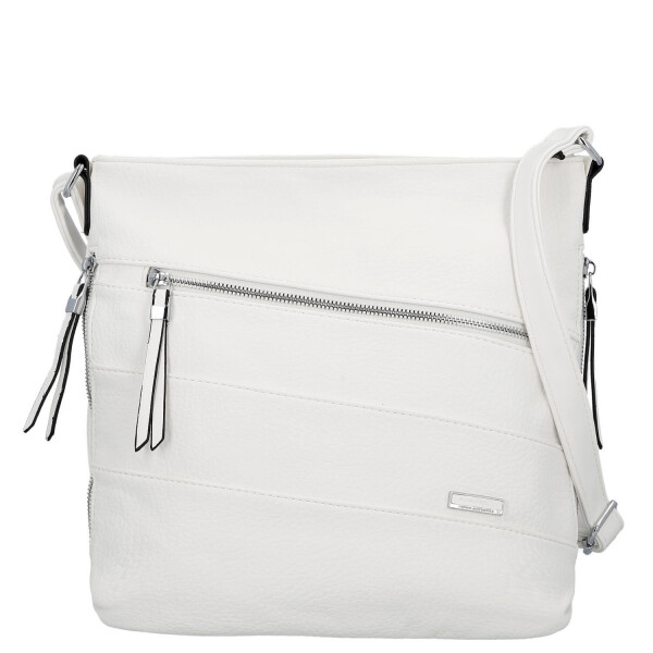 Trendy dámská koženková crossbody kabelka Tande, bílá