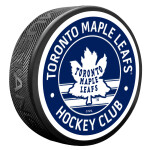 Mustang Puk Toronto Maple Leafs NHL Vintage Striped Textured Puck