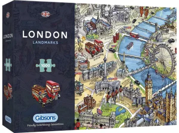GIBSONS Puzzle Londýnské památky