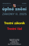 Aktualizace II/4 2025 Trestní zákoník, Trestní řád
