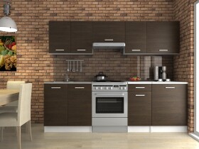 FRONTI Kuchyňská linka LUIZA 240x180 - Wenge
