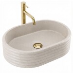 REA - Umyvadlo na desku Nicoletta Beige REA-U7346