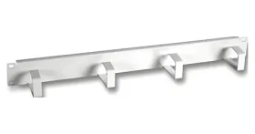 EFB 699995 šedá / Kabelový organizér / 1U / 19" / ocel / 4 kabelová oka (699995)