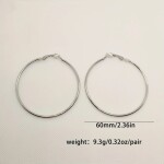 Ptakoviny.cz Náušnice kruhy stříbrné