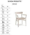 NábytekProNás Designové křesílko Kiko Capotavola 212 - masiv STI-KIKO212