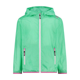 CMP Kid G Jacket Rain Fix Hood lehká zelená nepromokavá bunda (3X53255-E306) 176
