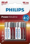 Philips Power Alkaline AA 6KS LR6P6BP/10