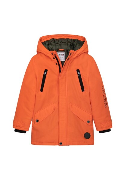 Kabát chlapecký Parka, Minoti, Blazer 2, oranžová - 86/92 | 18-24m