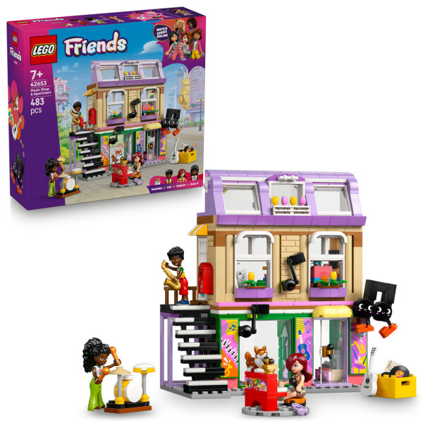 LEGO LEGO® Friends 42653 Obchod s hudebninami a byt