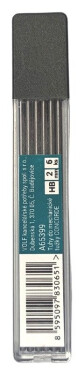 Tuhy do mechanické tužky HB, 2mm, 6ks