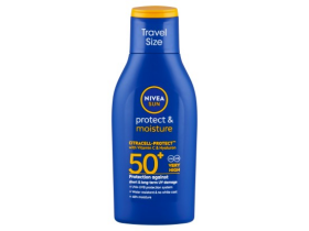 Nivea Sun Protect & Moisture Cestovní mléko na opalování OF 50+ 100 ml