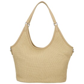 Stylová dámská kabelka na rameno Alfréda, krémová