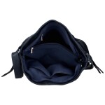 Trendy dámská koženková crossbody kabelka, Lisana, tmavě modrá