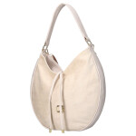 Stylová dámská semišová kabelka na rameno LB Articia, béžová