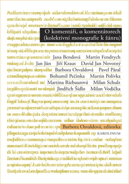 O komentáři, o komentátorech - Barbora Osvaldová