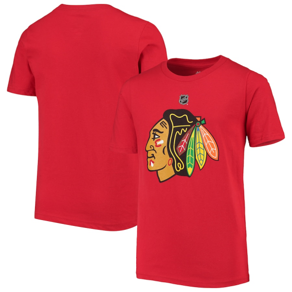 Outerstuff Dětské Tričko Chicago Blackhawks Primary Logo Red Velikost: Dětské let)