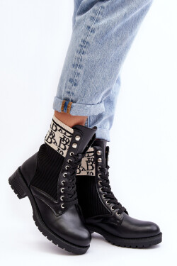 Dámské pracovní boty s ponožkou černou Hakina 36