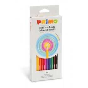 Primo Primo, 504MAT24E, sada školních pastelek, 24 ks