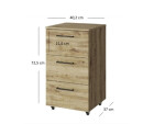 ARTEN (NANO Systems s.r.o.) Kontejner DOORSET-3S (Dub navarra) KONTEJNER-DOORSET-3S