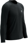 Běžecké tričko Compressport Performance LS Tshirt M - Black Velikost textilu: XL