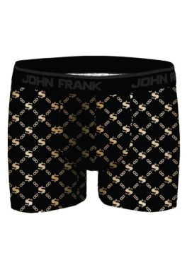 Pánské boxerky John Frank JFBDMET101-CHAIN GOLD