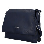 Stylová dámská koženková crossbody kabelka Mirabella, tmavě modrá