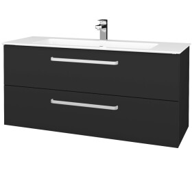 Dřevojas - Umyvadlová skříňka GIO SZZ2 120 - N03 Graphite / Úchytka T01 / N03 Graphite 406141A