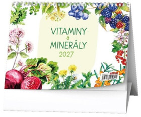Stolní kalendář Vitamíny a minerály