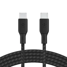 Belkin BOOST CHARGE kabel opletený USB-C na USB-C černá / 100W / 3m (CAB014bt3MBK)