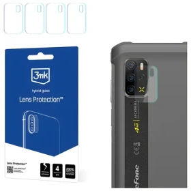 3MK Lens Protection Ulefone Armor 12S / Ochranné sklo na fotoaparát / 7H / 0,16 mm / 4 ks