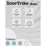 Mamido Odrážedlo SPORTRIKE PettyTrike růžové