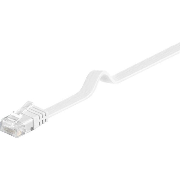 MicroConnect V-UTP615W-FLAT RJ45 síťové kabely, propojovací kabely 15 m bílá 1 ks