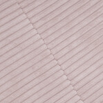 PLUSH NEST PLUSH NEST Mini hřiště s bazénem v prémiovém manšestru světle růžové a 100 míčky