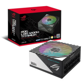 ASUS zdroj 1200W ROG LOKI SFX-L GAMING, 120 mm, Plně Modulární, 80+ Titanium, ARGB, SFX-L EDF_1887346